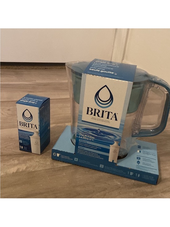 Brita Other - Brita Water Filter Pitcher with Blue Lid and Handle